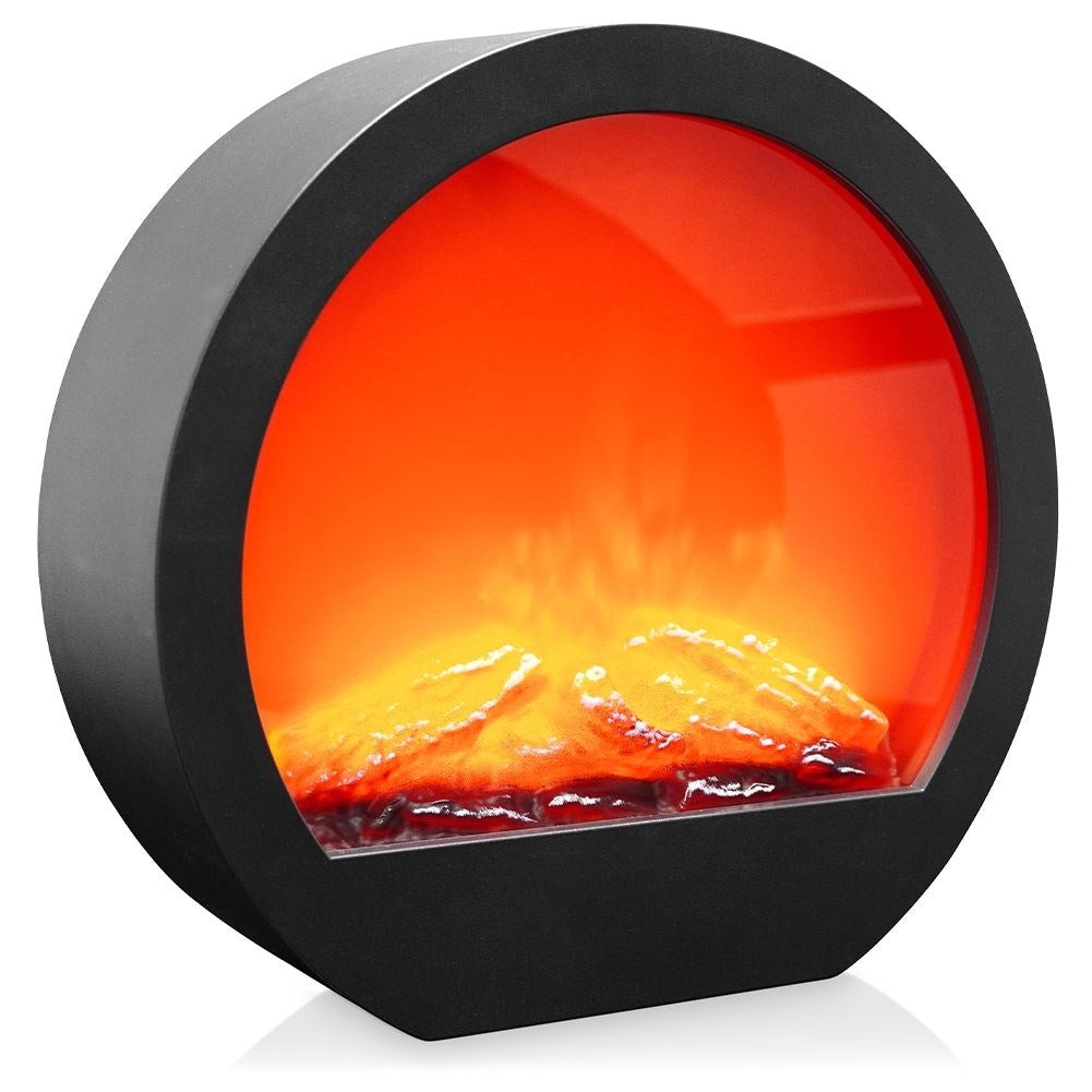 Electric Fireplace with Realistic LED lights