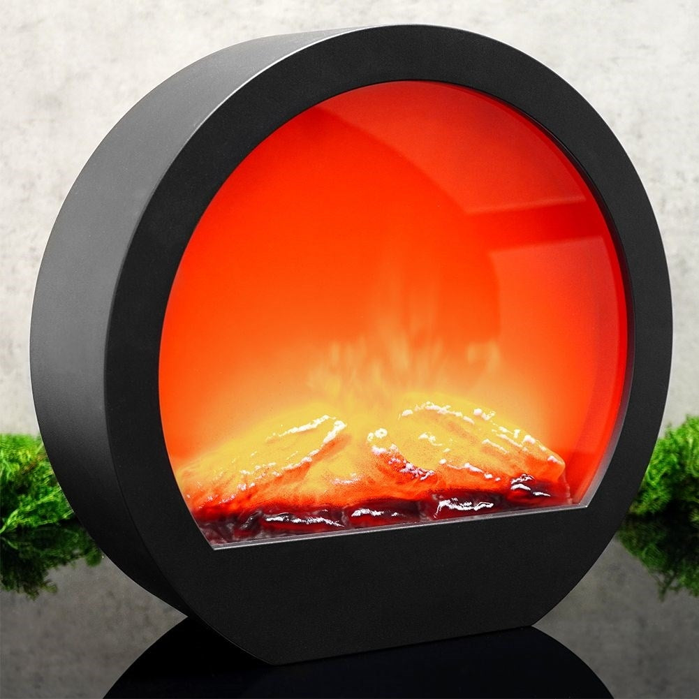 Electric Fireplace with Realistic LED lights