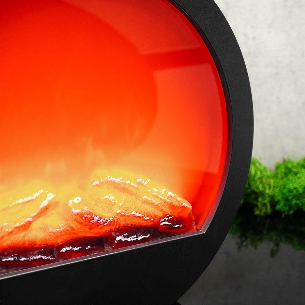 Electric Fireplace with Realistic LED lights