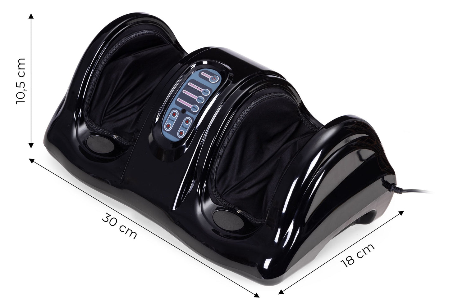 Electric Foot & Leg Massager with Heat, 4 Modes, Remote-Controlled
