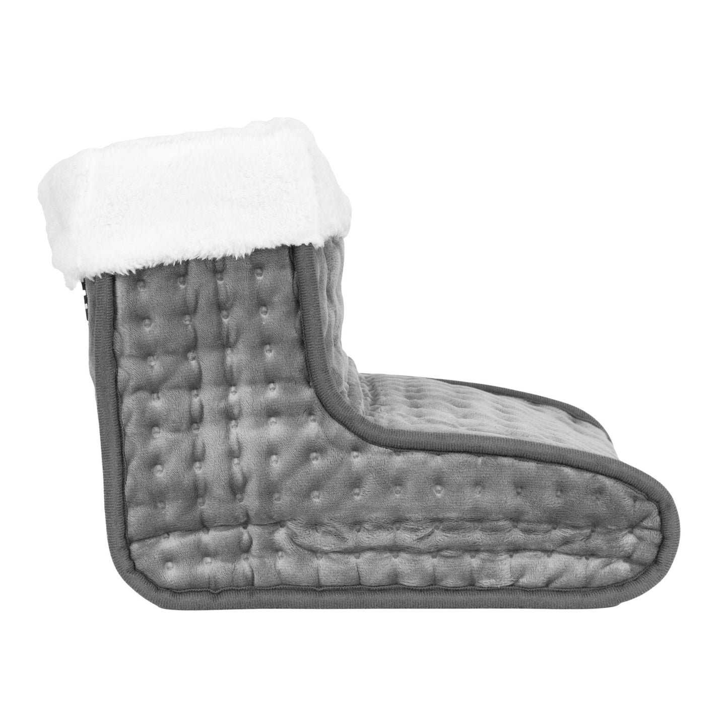 Electric Foot Warmer with Remote, 10 Heat Levels, Dark Grey