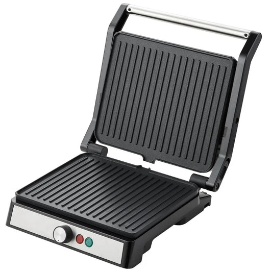 Electric Grill 1800W, Non-Stick Plates, Adjustable Temp