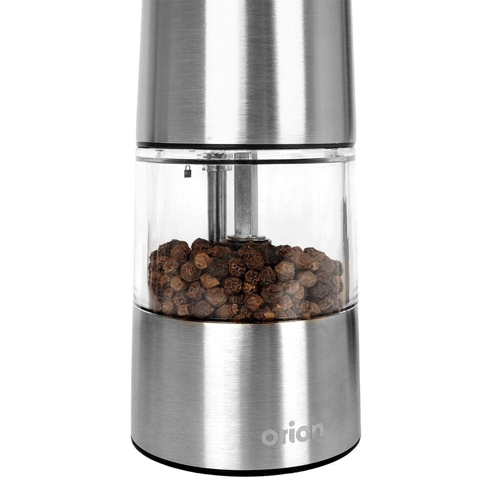 Electric Grinder for Pepper, Salt and Spices in Stainless Steel