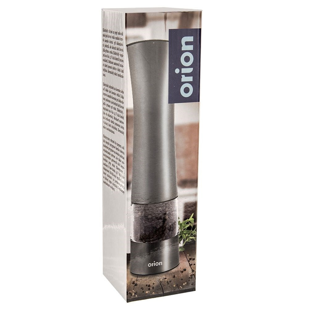 Electric Grinder for Pepper, Salt and Spices in Stainless Steel