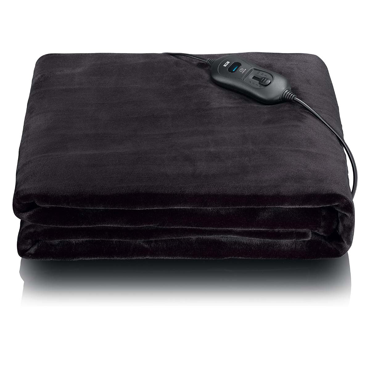 Electric Heating Blanket 180x130cm, 120W, Black Flannel