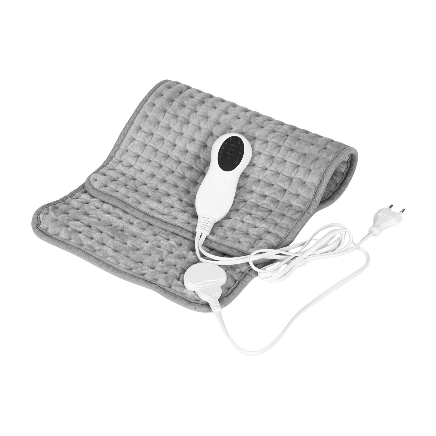 Electric Heating Pad with Remote, 10 Levels, 60x30 cm