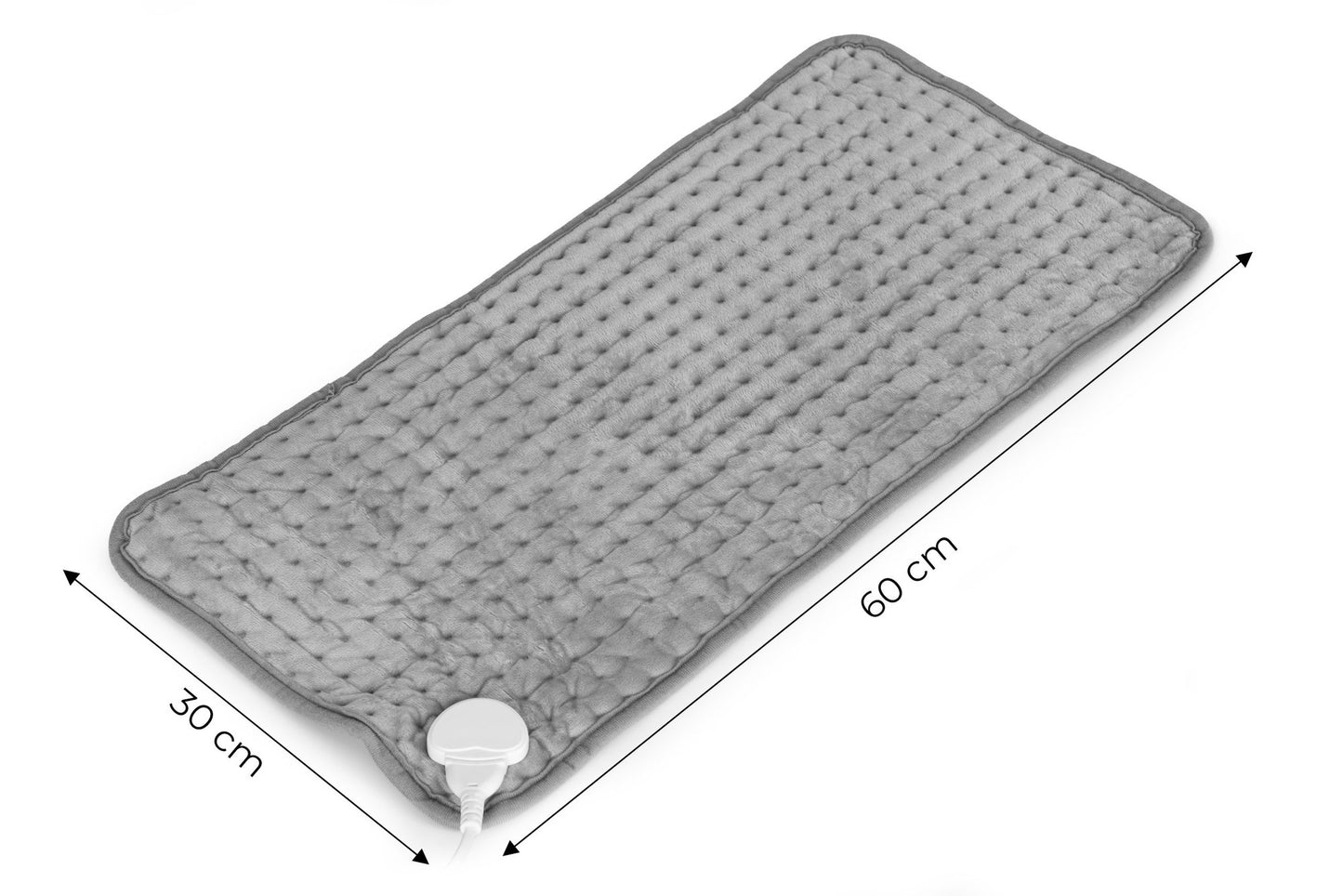 Electric Heating Pad with Remote, 10 Levels, 60x30 cm