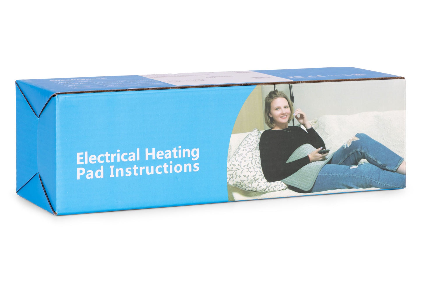 Electric Heating Pad with Remote, 10 Levels, 60x30 cm