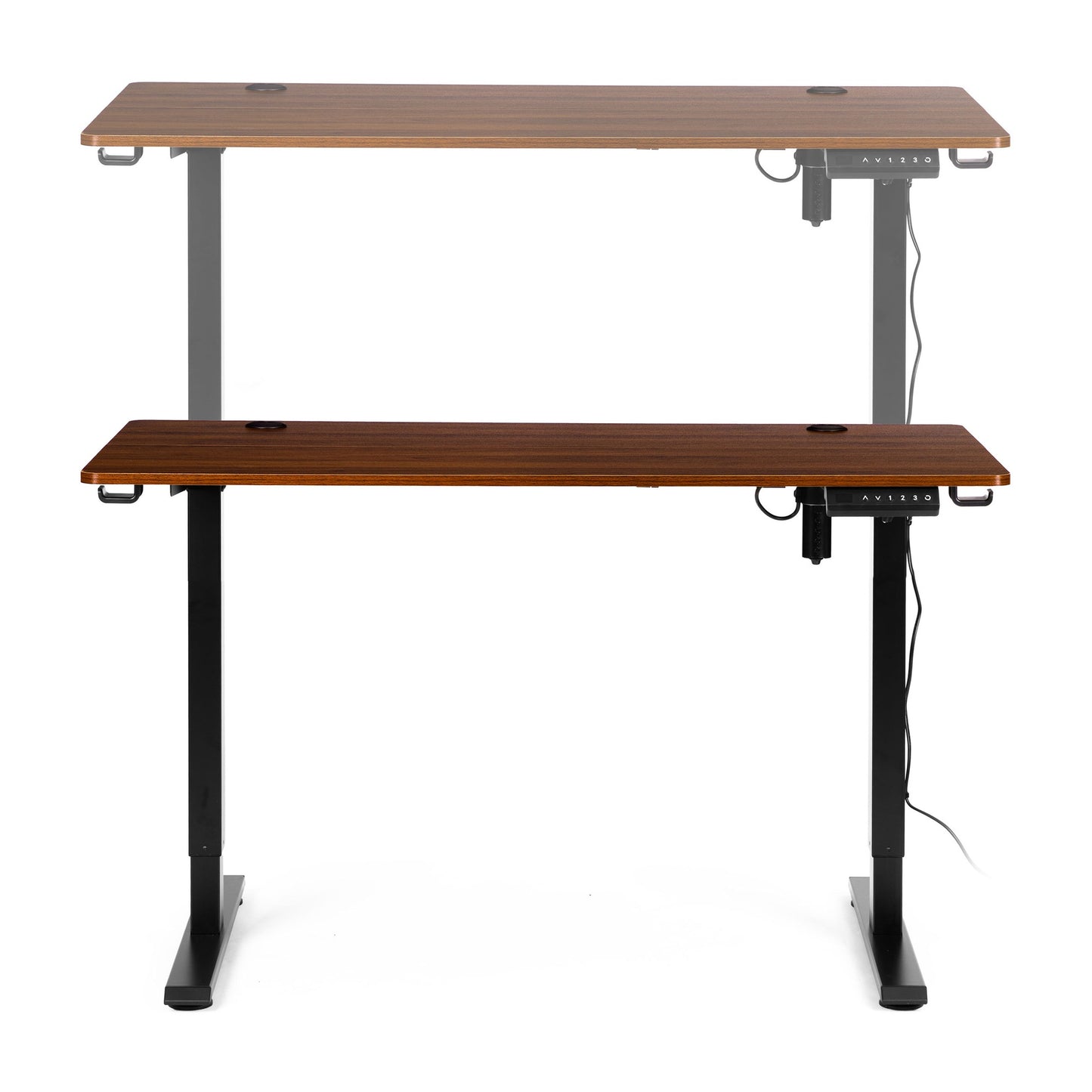 Electric Height-Adjustable Desk, 120x60 cm, 72–117 cm