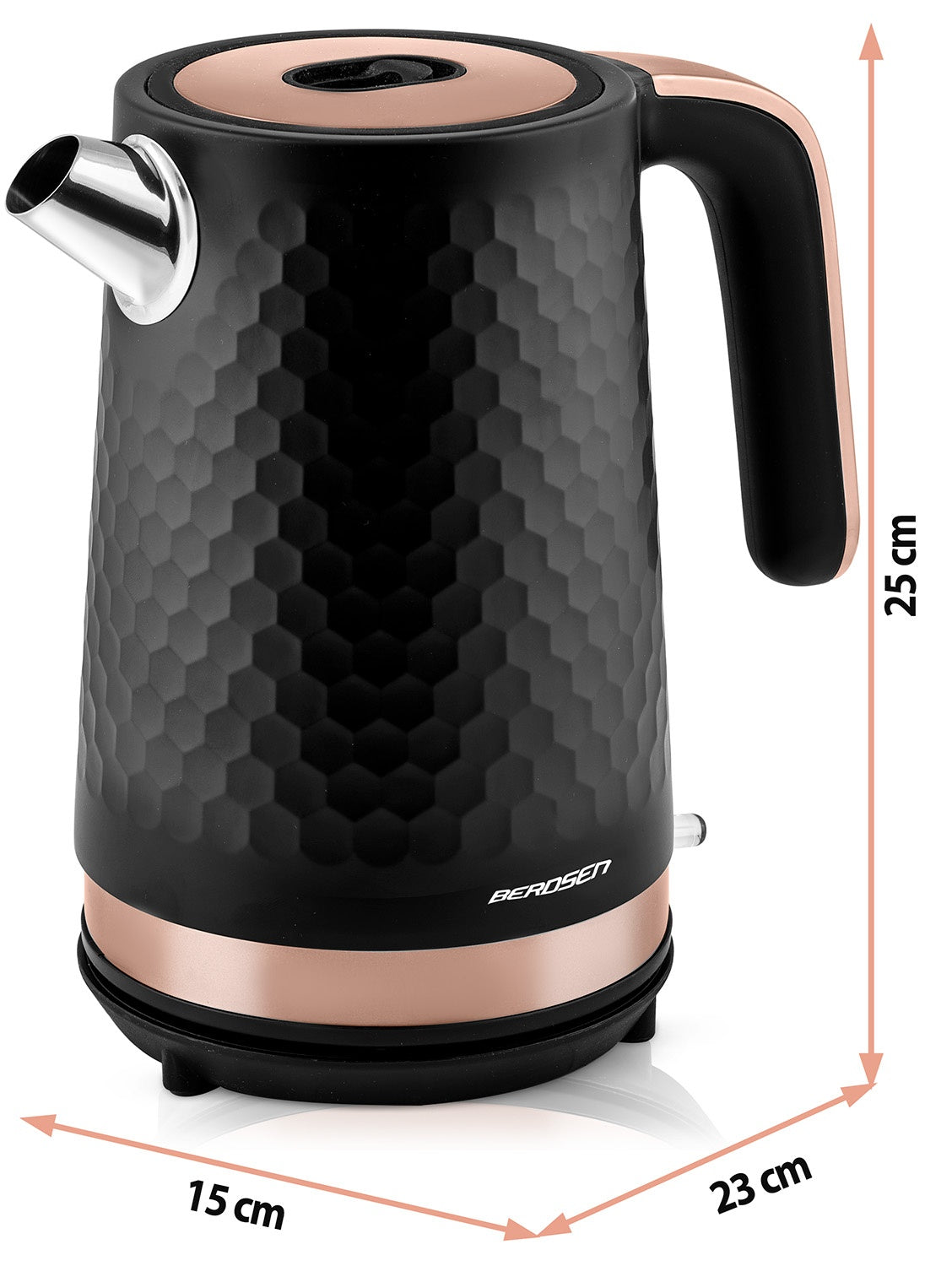 Electric Kettle 1.7L BD-705 Black/Copper