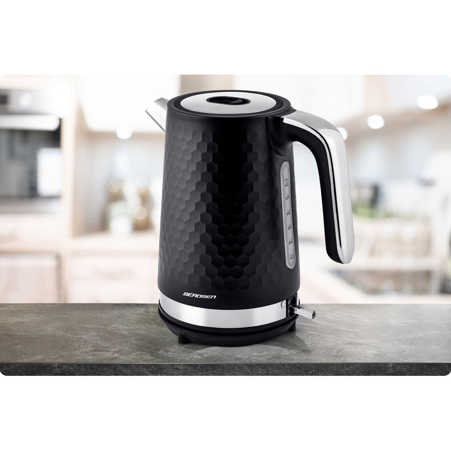 Electric Kettle 1.7L BD-705 Black/Silver