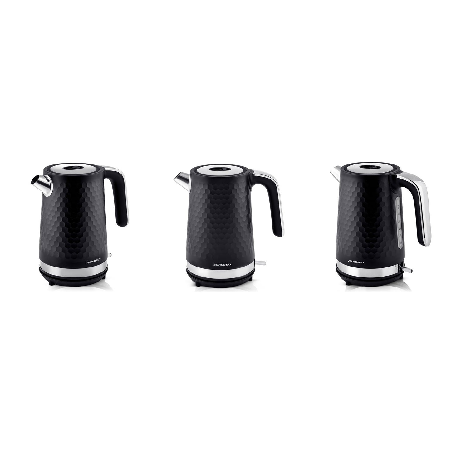 Electric Kettle 1.7L BD-705 Black/Silver