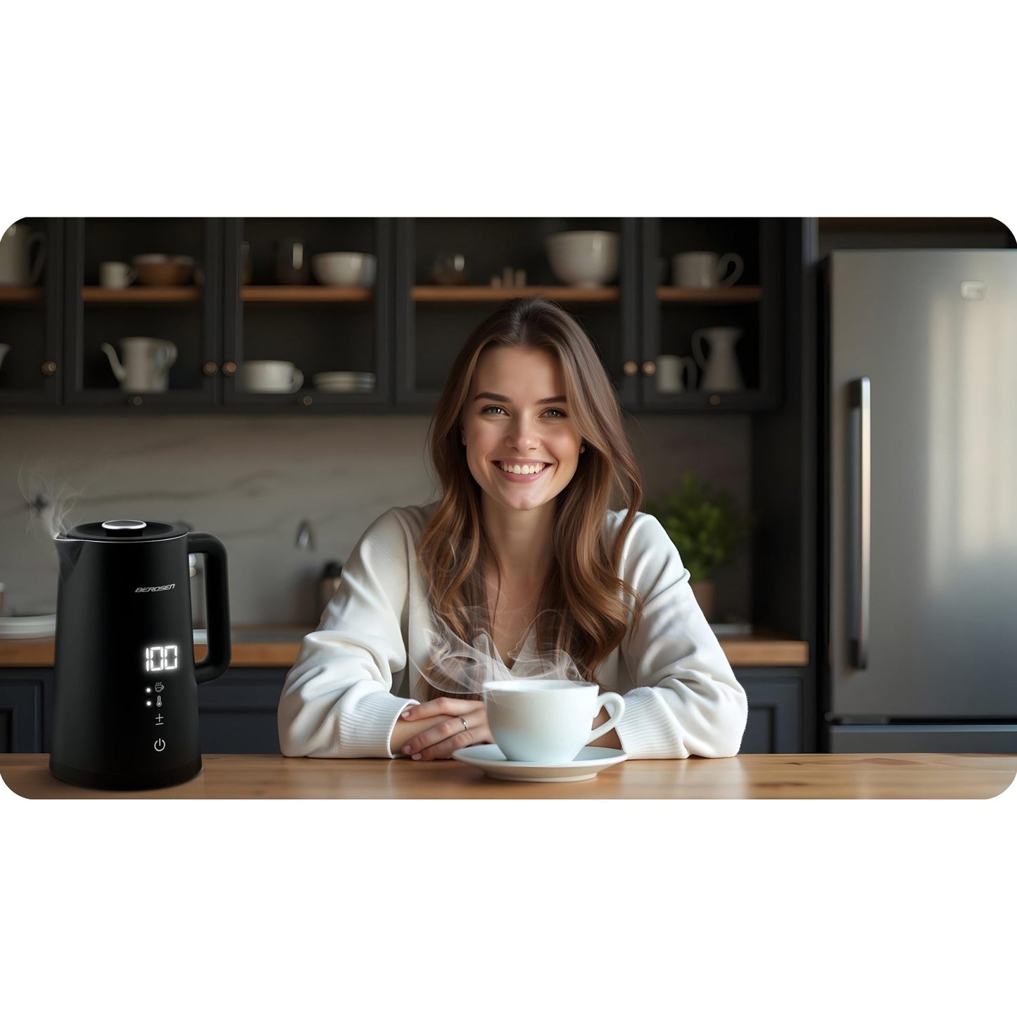 Electric Kettle 1.7L BD-709 Black