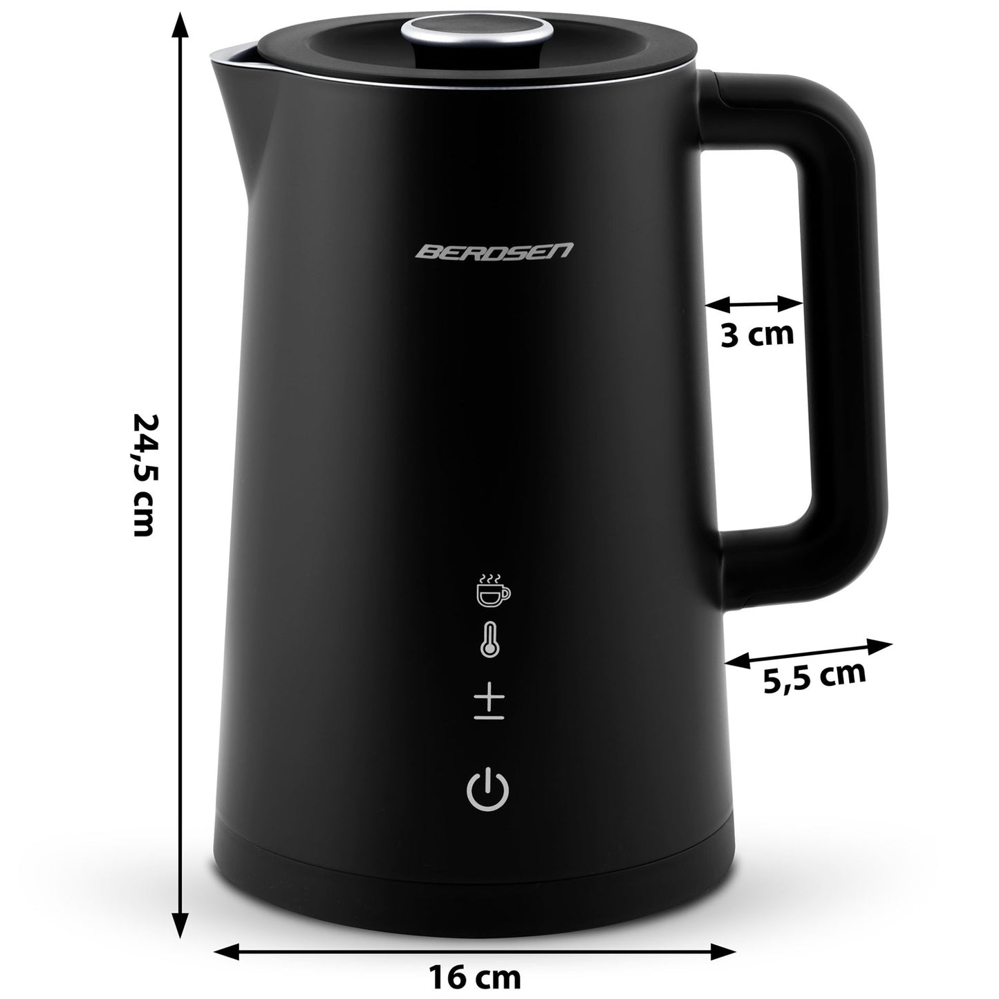 Electric Kettle 1.7L BD-709 Black