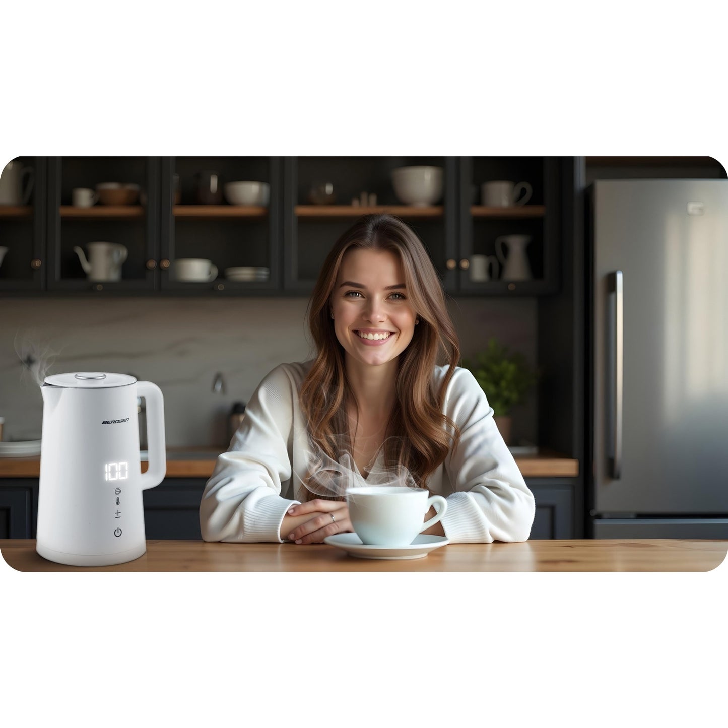 Electric Kettle 1.7L BD-709 White