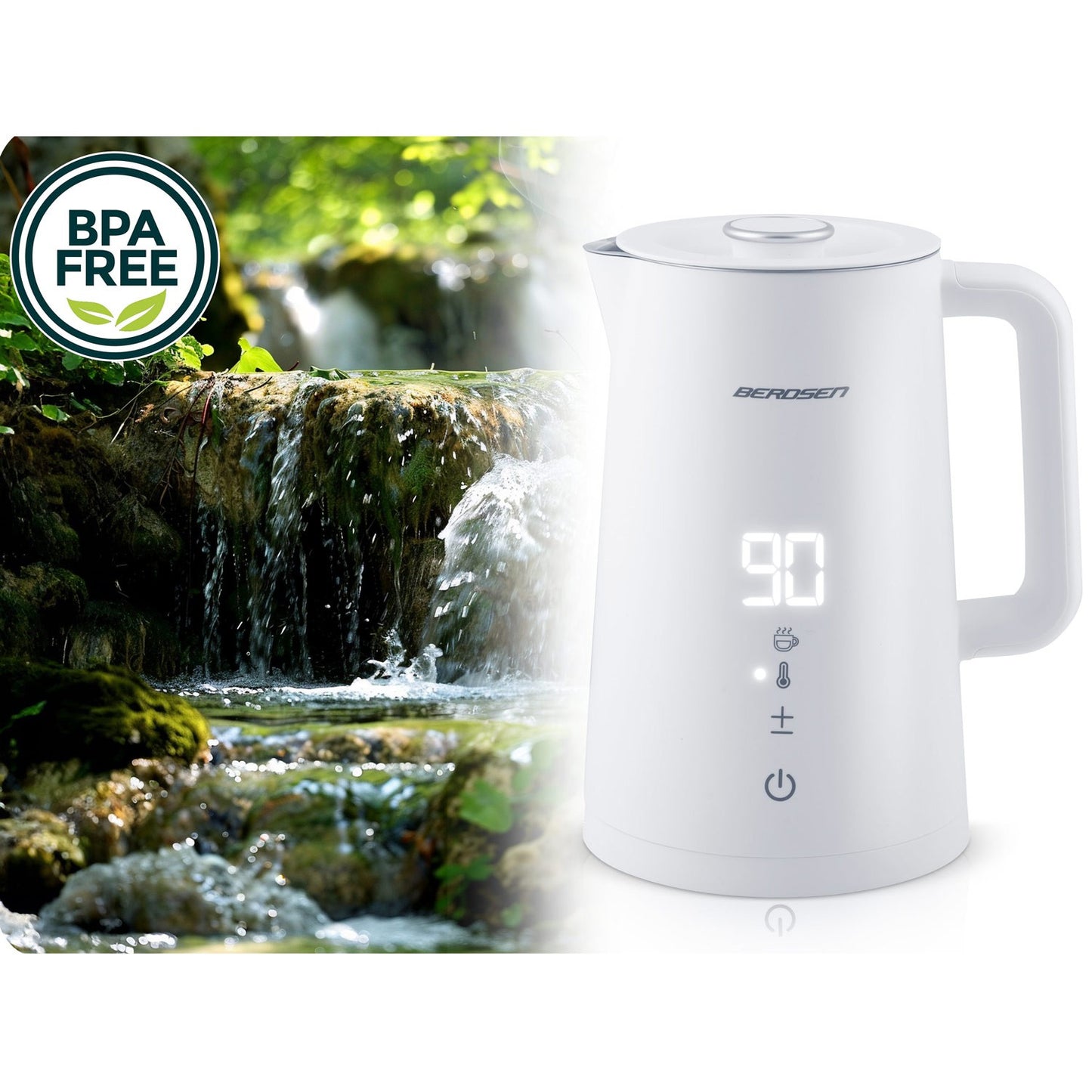 Electric Kettle 1.7L BD-709 White