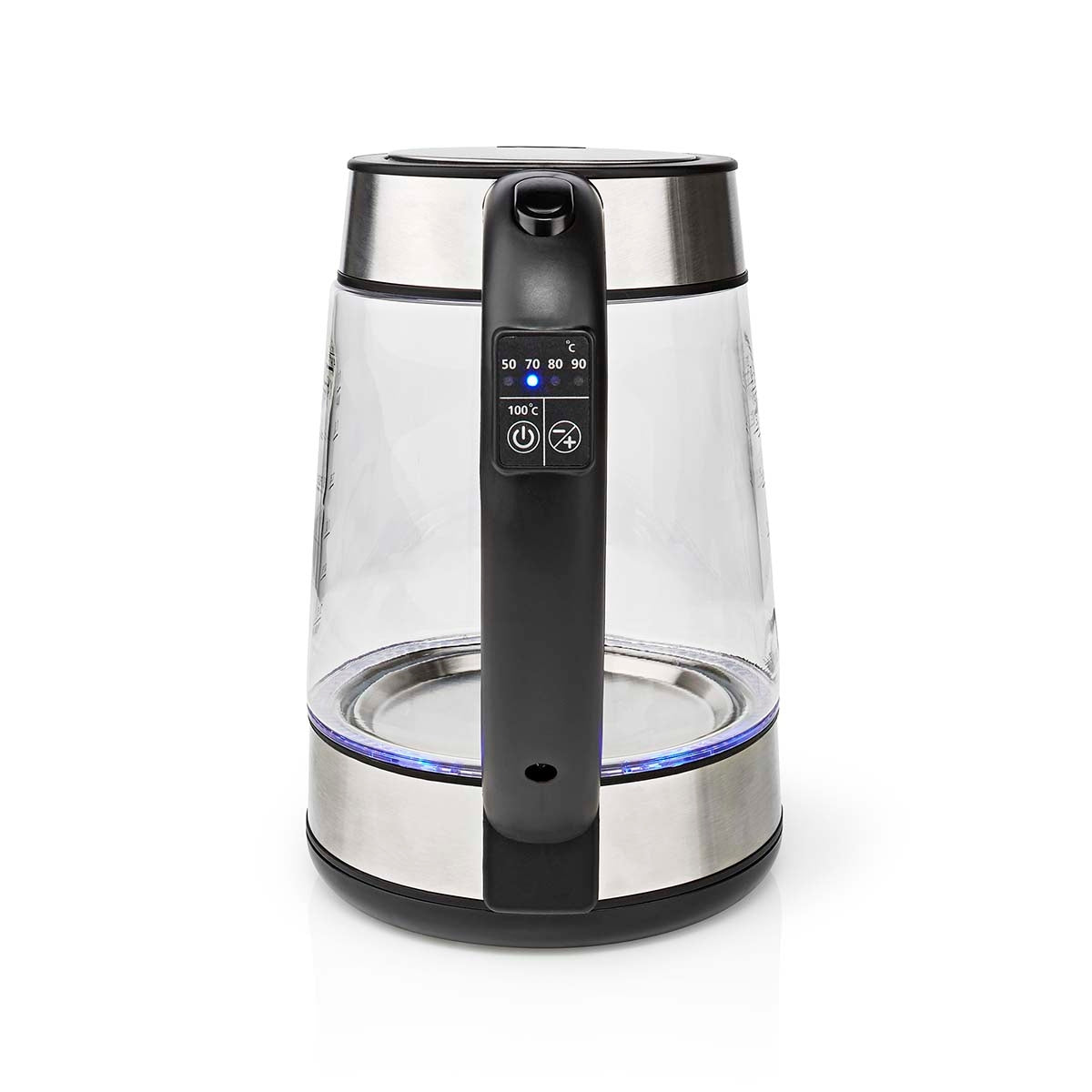 Electric Kettle, 1.7L Glass, 2200W, Temp Control