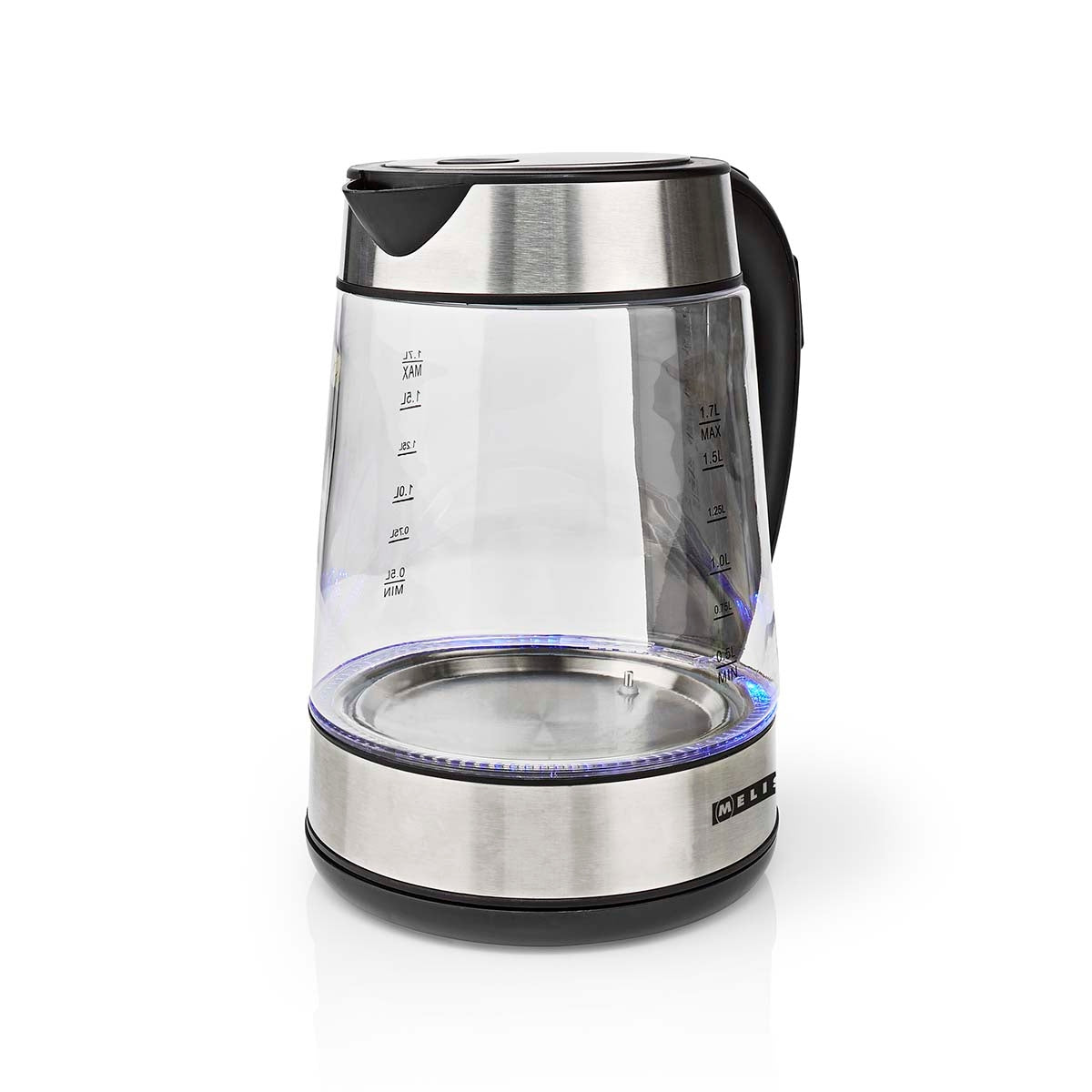 Electric Kettle, 1.7L Glass, 2200W, Temp Control