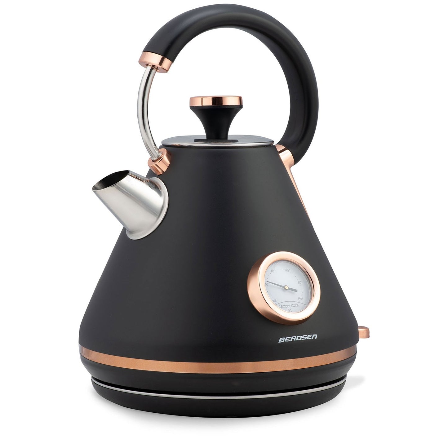 Electric Kettle with Thermometer 1.7L BD-701 Black