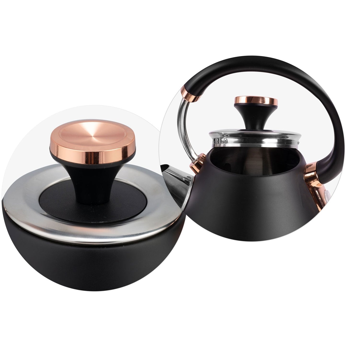 Electric Kettle with Thermometer 1.7L BD-701 Black