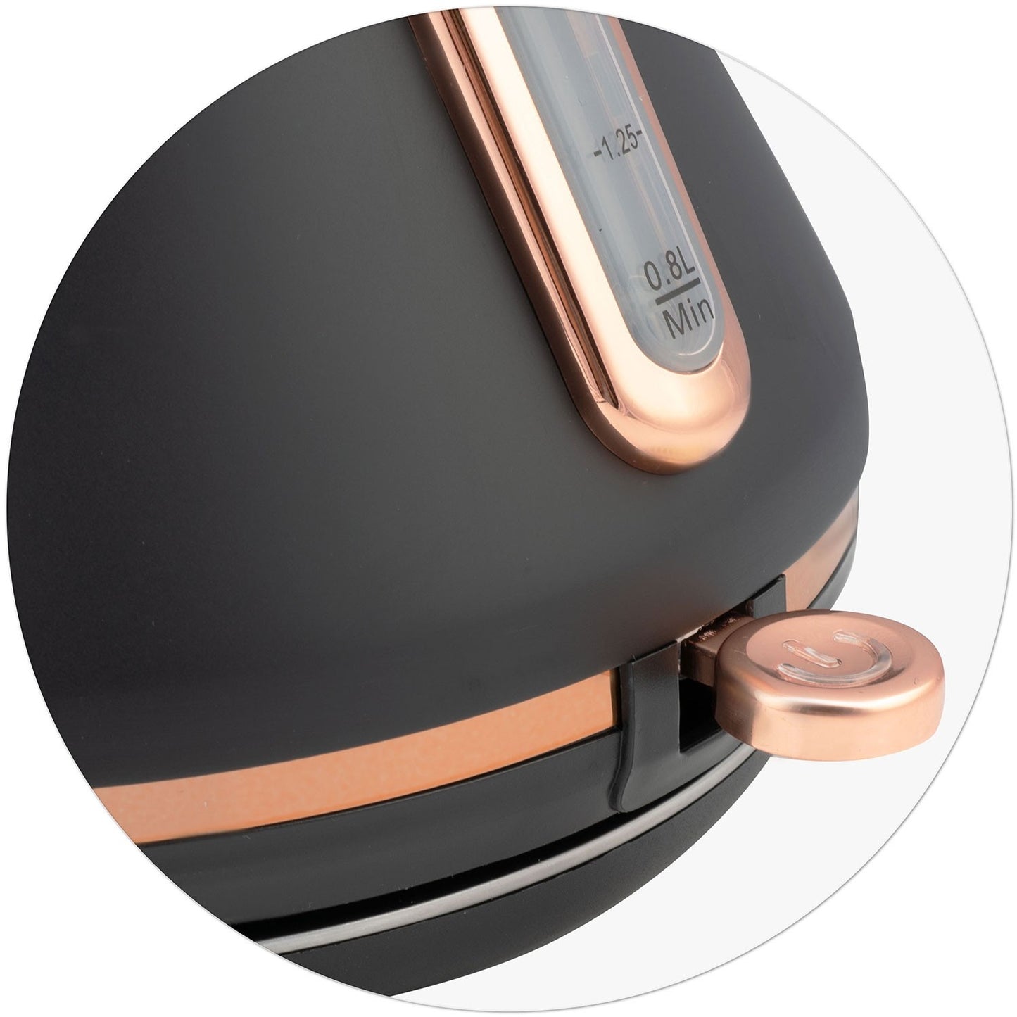 Electric Kettle with Thermometer 1.7L BD-701 Black