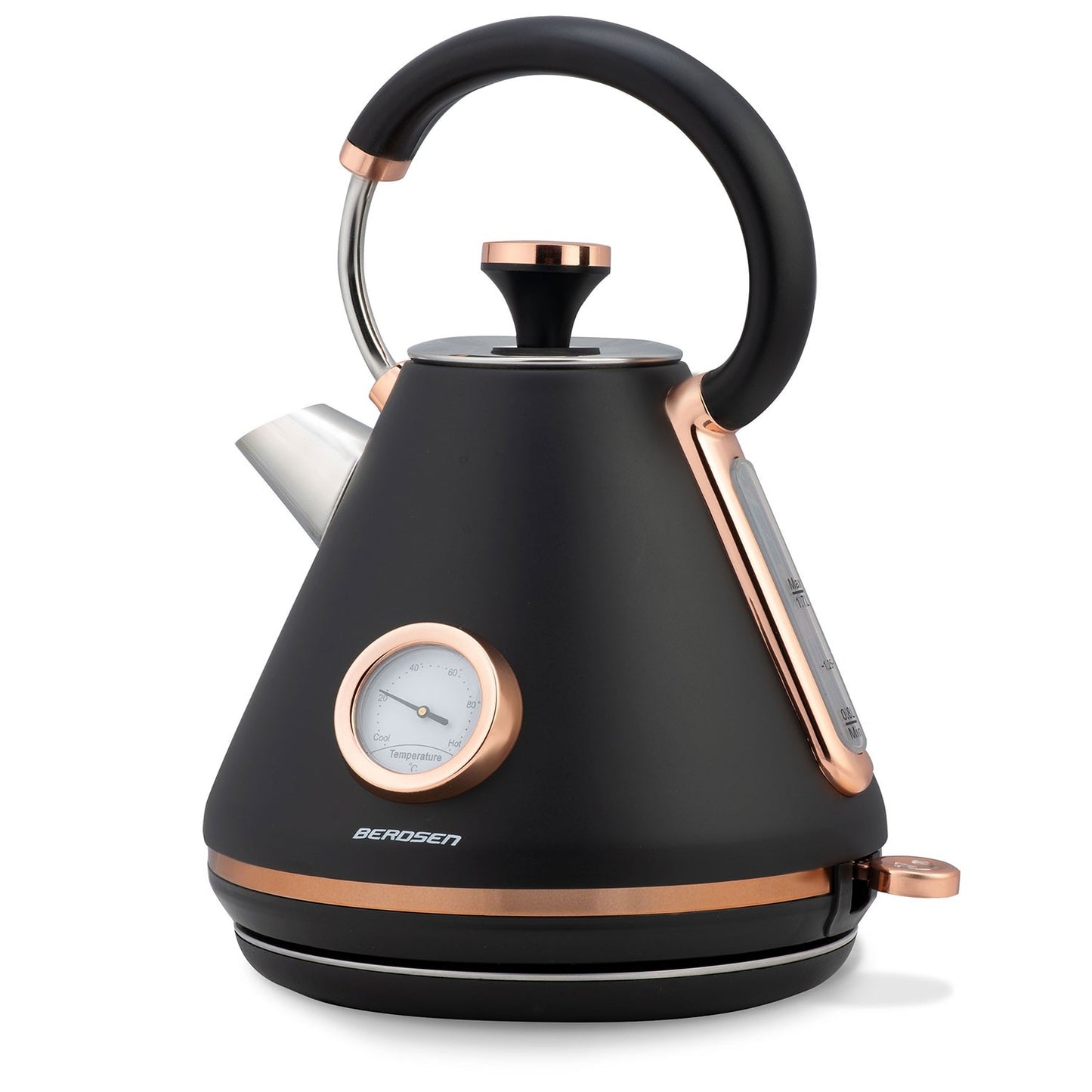 Electric Kettle with Thermometer 1.7L BD-701 Black
