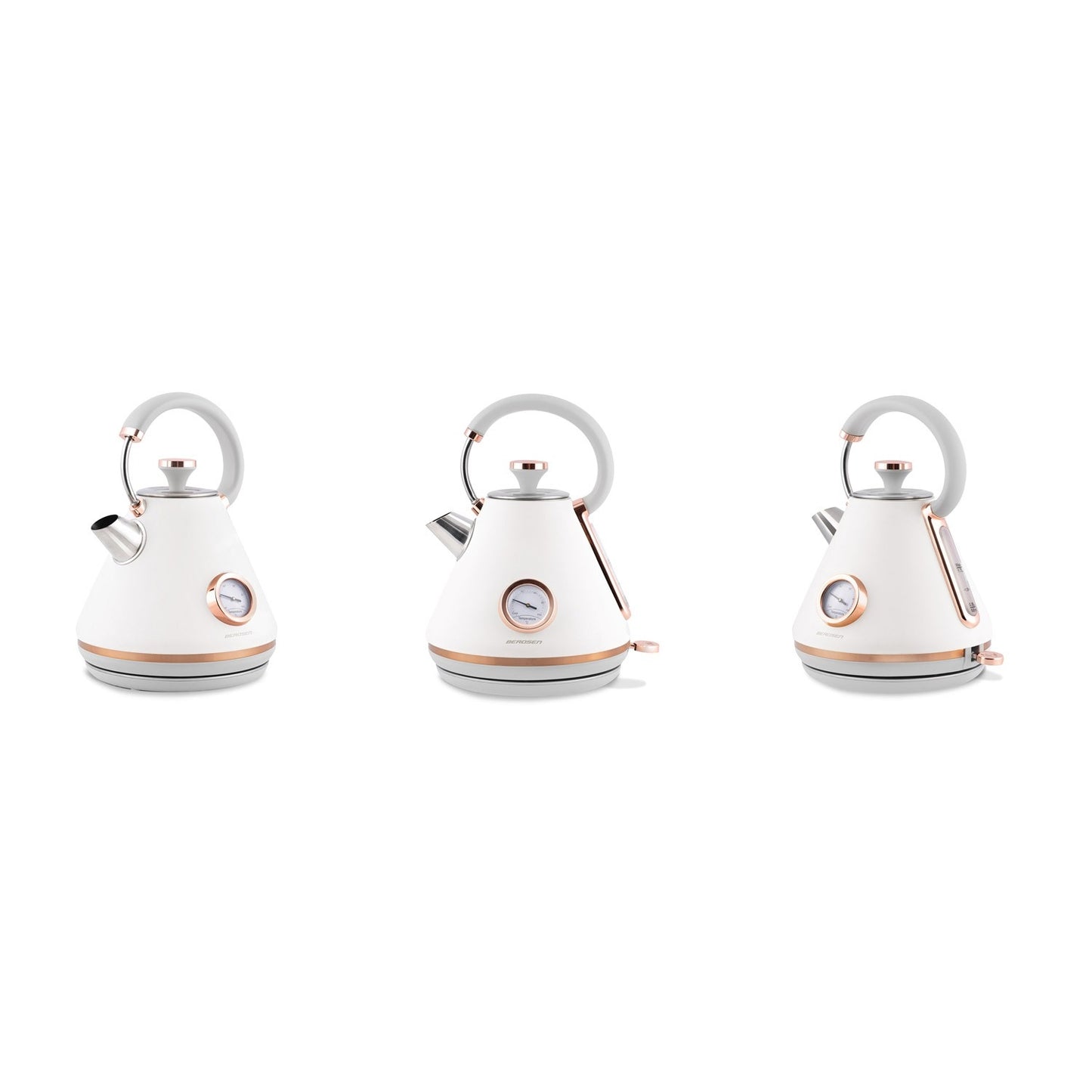 Electric Kettle with Thermometer 1.7L BD-701 White