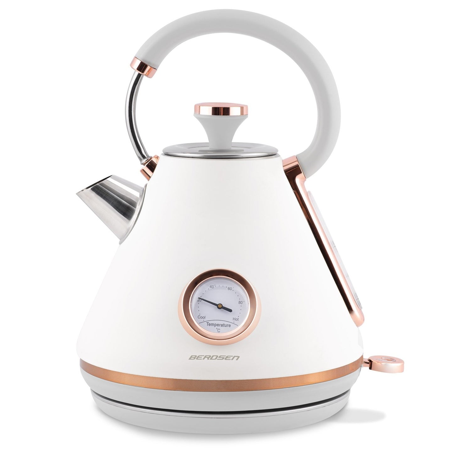 Electric Kettle with Thermometer 1.7L BD-701 White