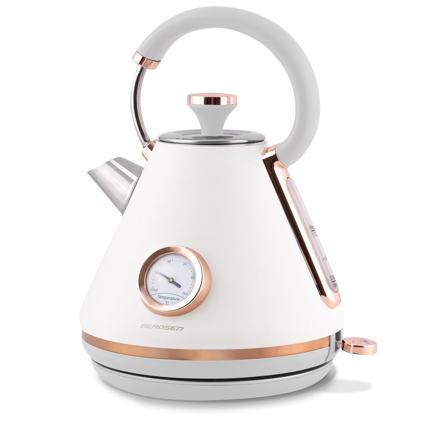 Electric Kettle with Thermometer 1.7L BD-701 White