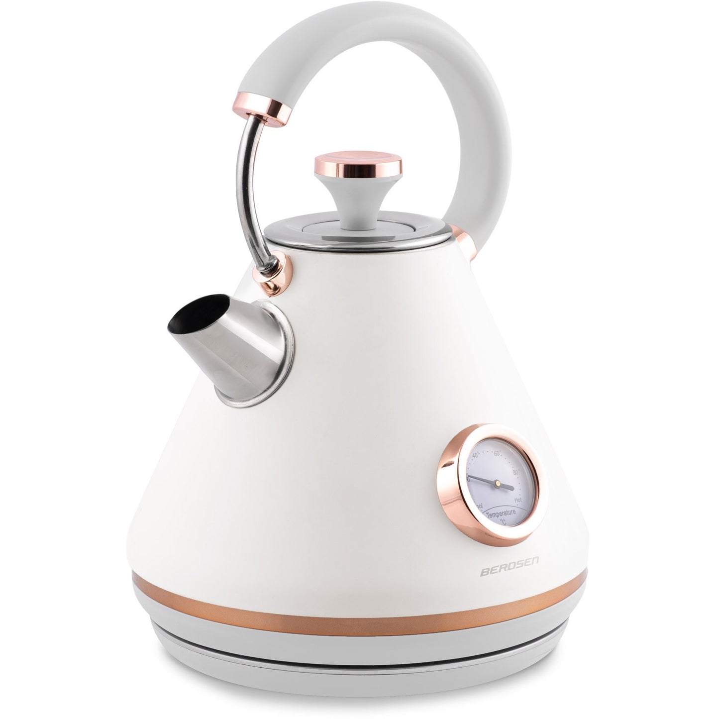 Electric Kettle with Thermometer 1.7L BD-701 White