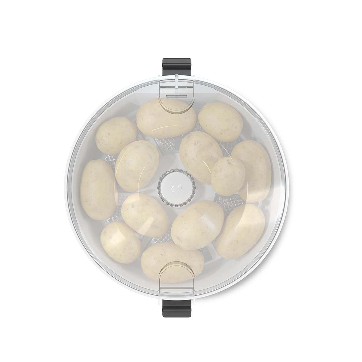 Electric Potato Peeler & Salad Spinner, 1000g, 85W, White