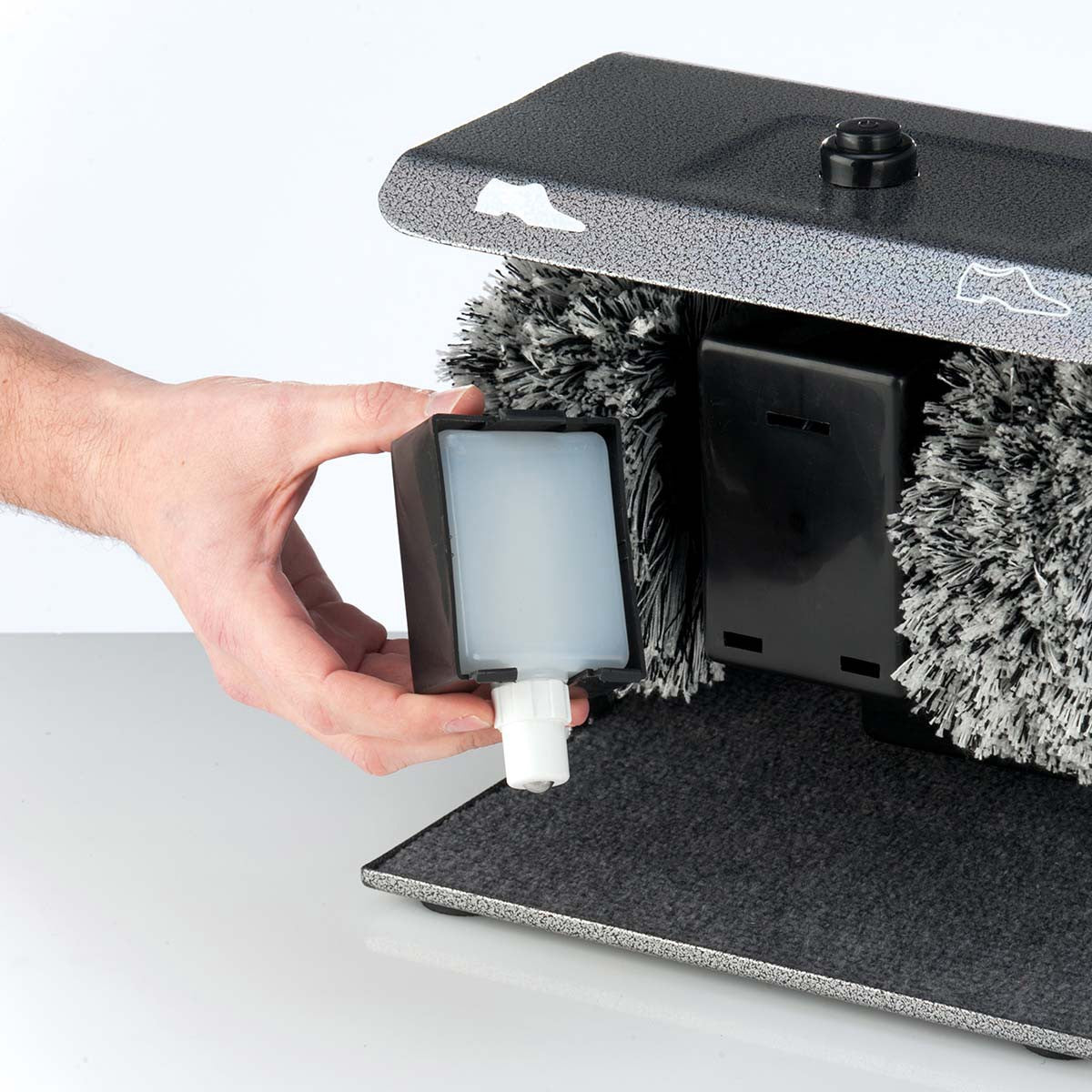 Electric Shoe Polisher, Dual Brushes, 90W Power