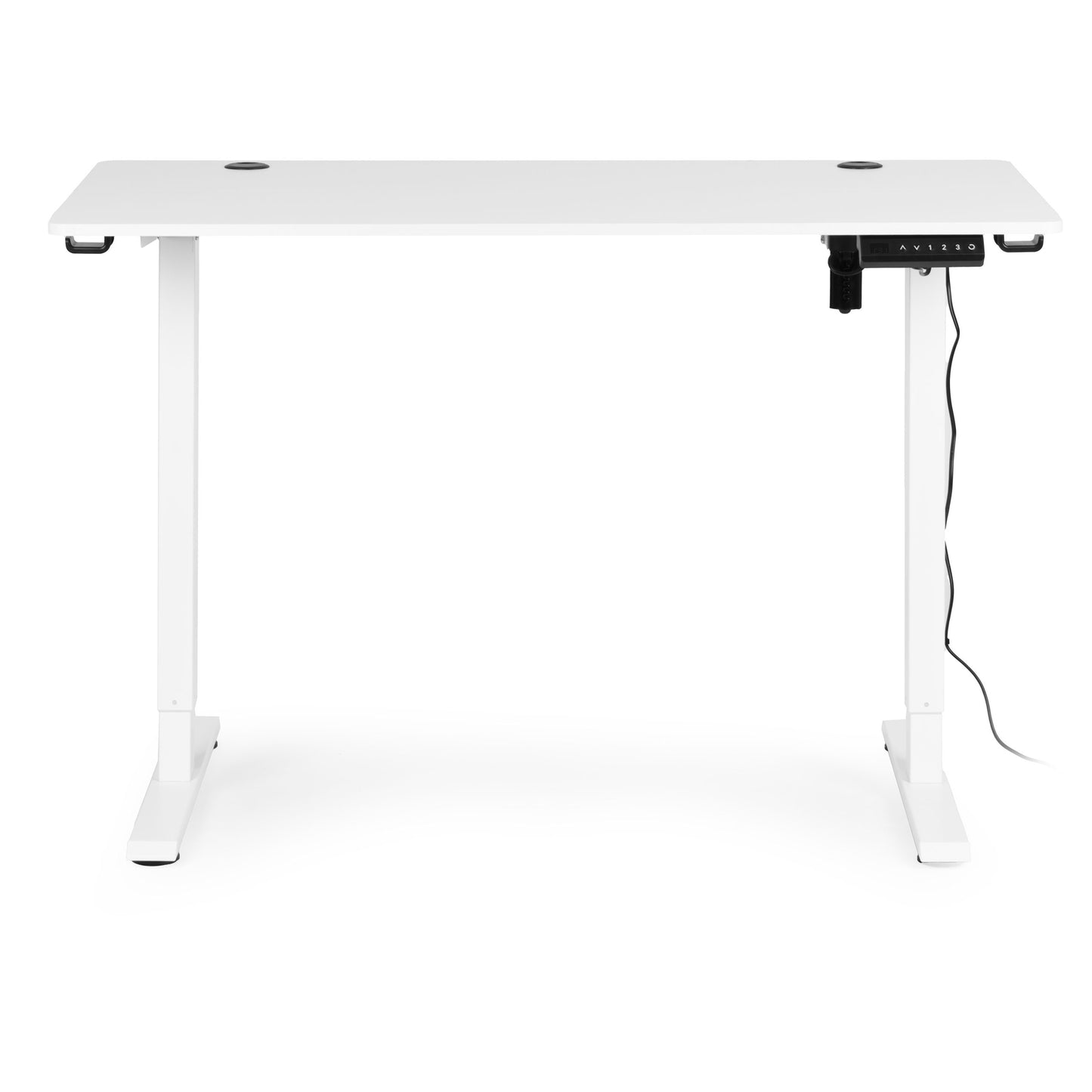 Electric Standing Desk, 120x60 cm, Height Adjustable, White