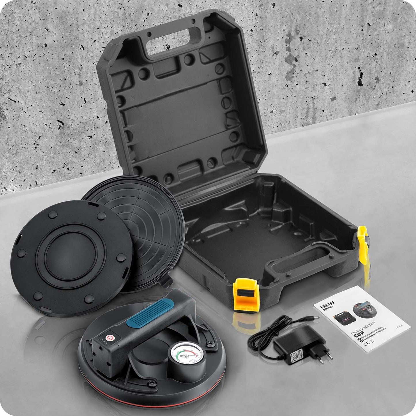 Electric Vacuum Tile Suction Cup, Up to 200 kg Capacity