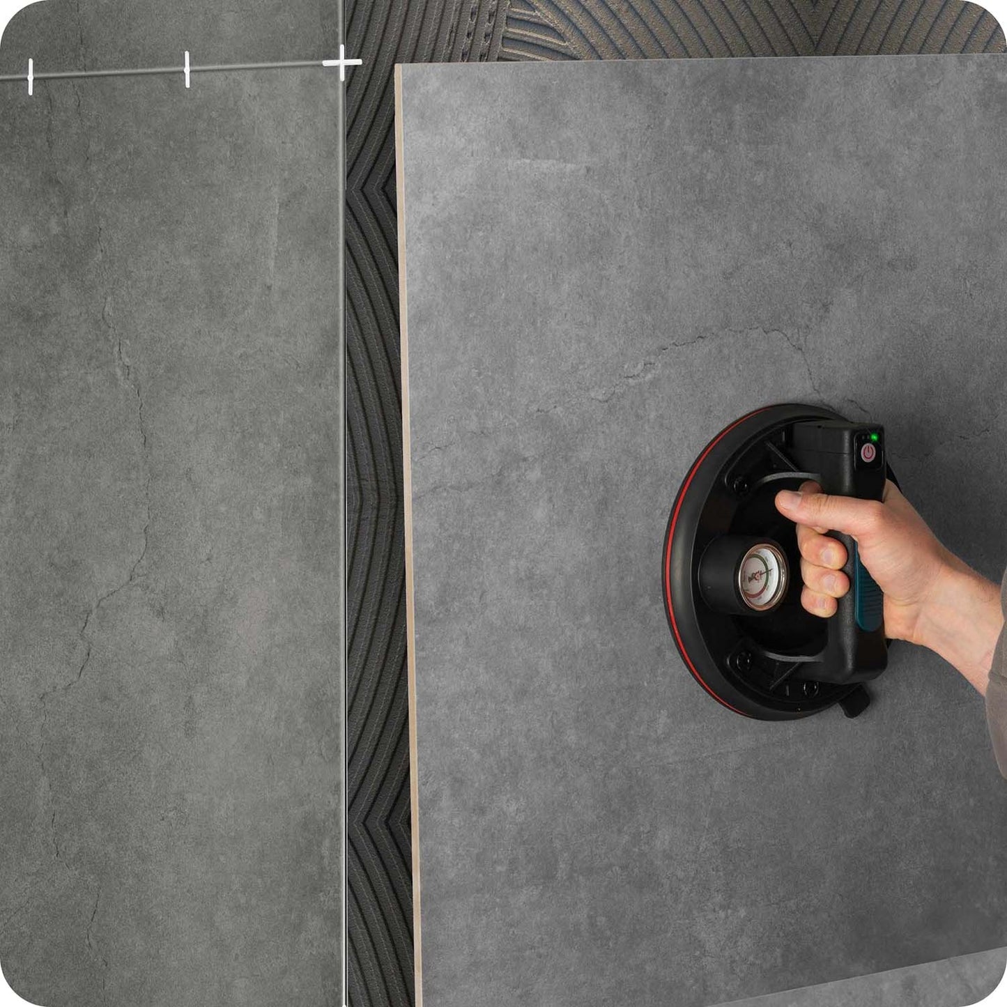 Electric Vacuum Tile Suction Cup, Up to 200 kg Capacity