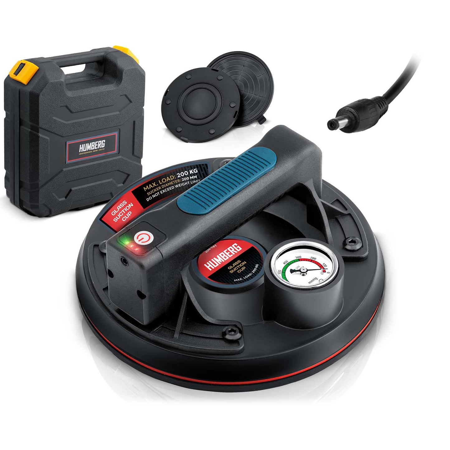 Electric Vacuum Tile Suction Cup, Up to 200 kg Capacity