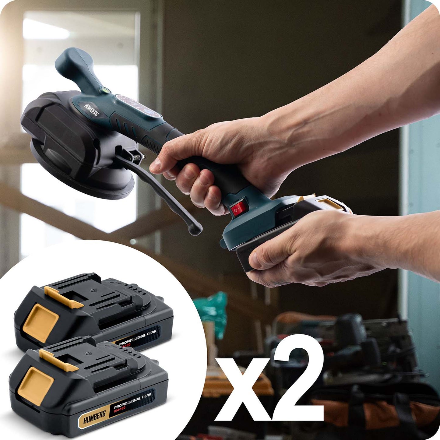 Electric Vacuum Tile Vibrator, 100 kg Capacity