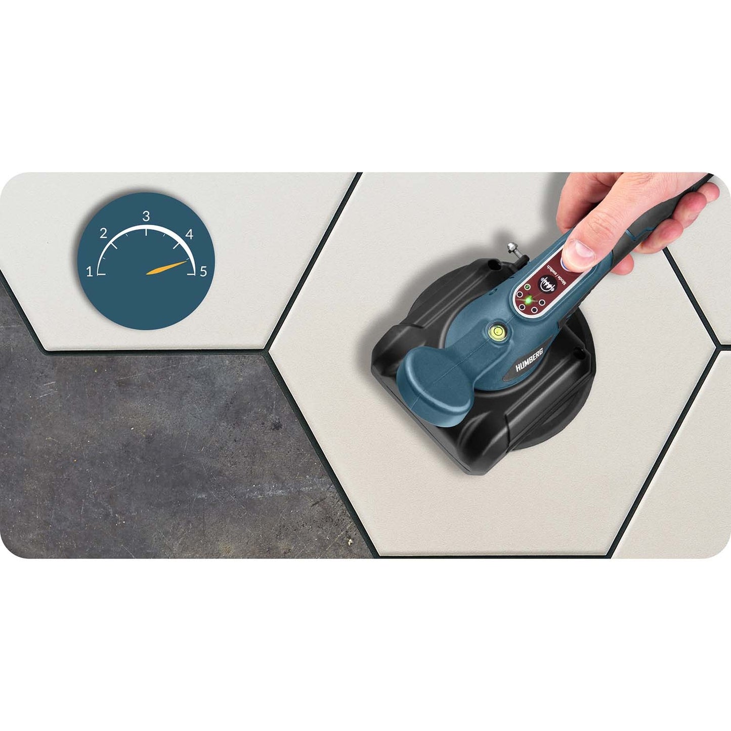 Electric Vacuum Tile Vibrator, 100 kg Capacity