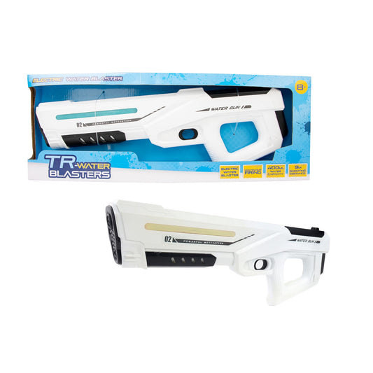 Electric Water Blaster with Lights, 400ml Tank, USB Rechargeable