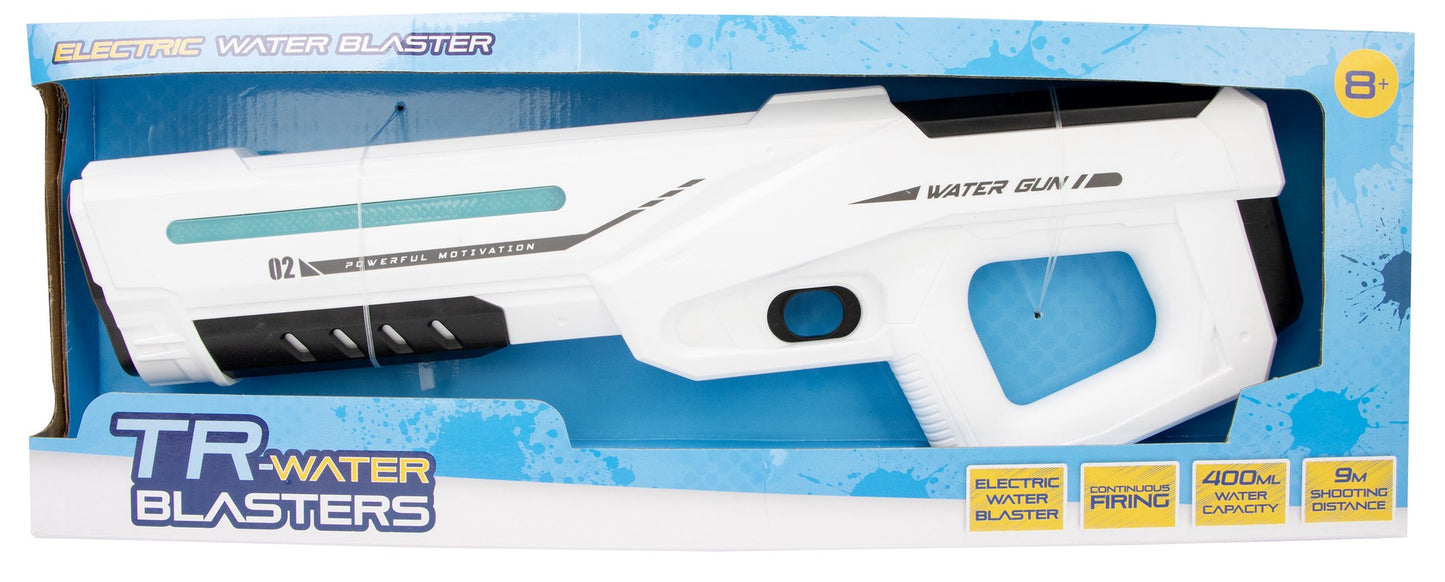Electric Water Blaster with Lights, 400ml Tank, USB Rechargeable