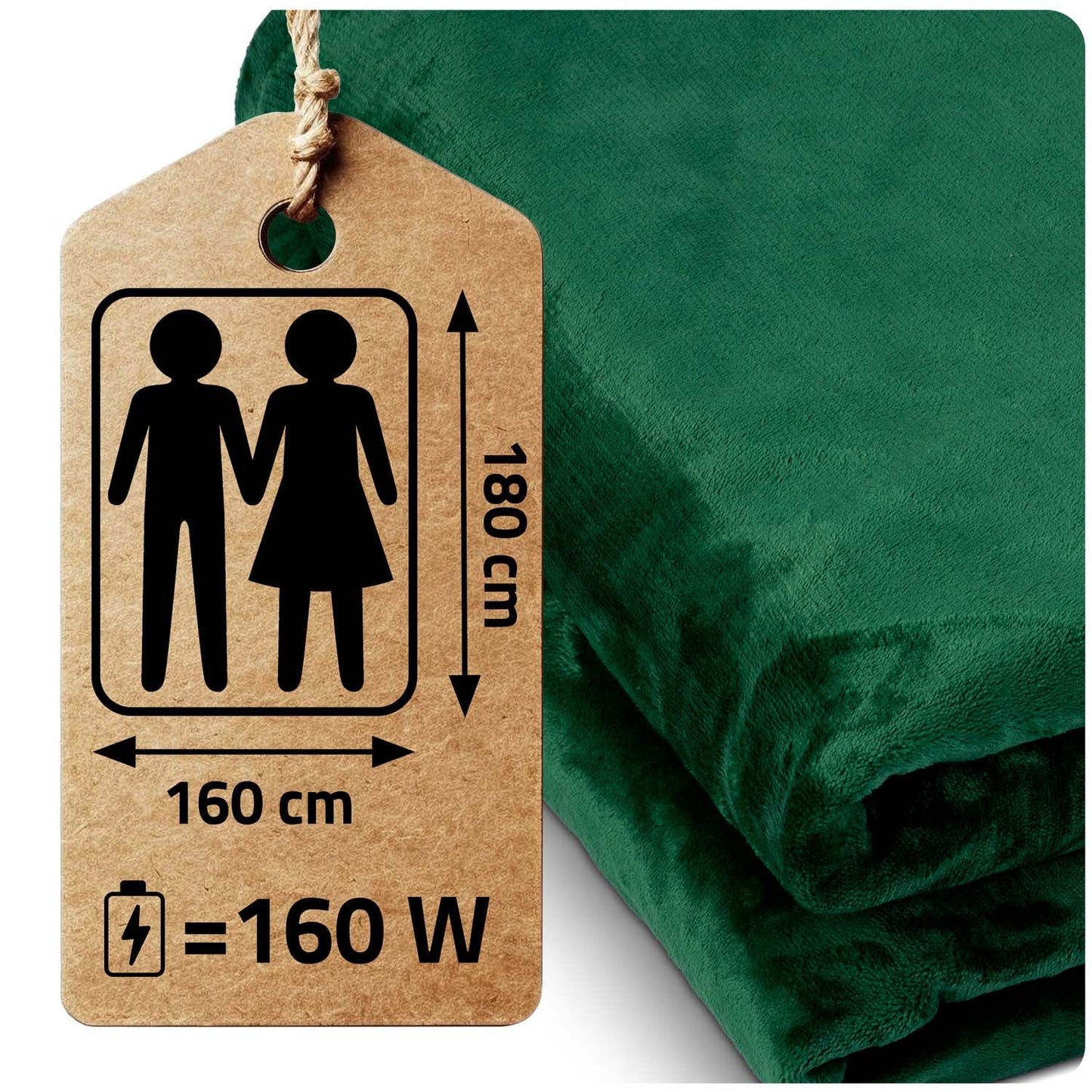 Electric blanket 180 x 160 cm Berdsen BD-960