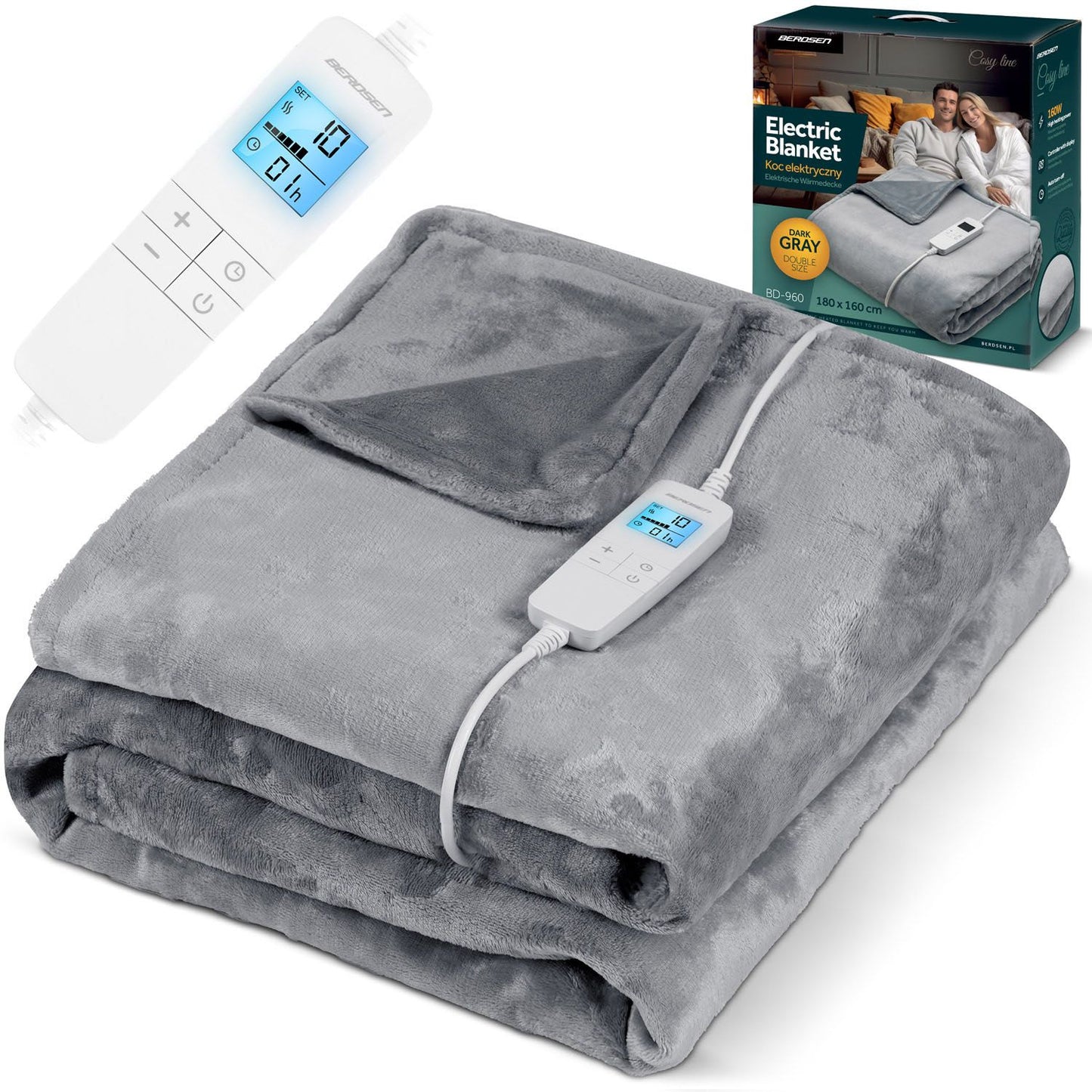 Electric blanket 180 x 160 cm Berdsen BD-960