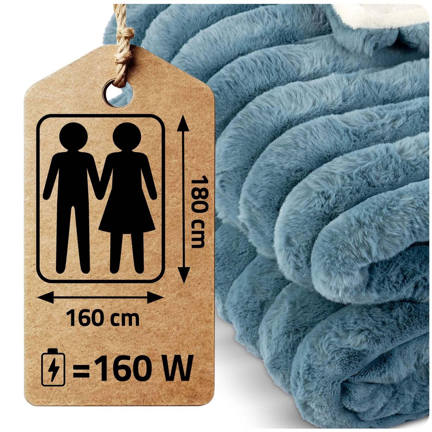 Electric blanket 180 x 160 cm Berdsen BD-963
