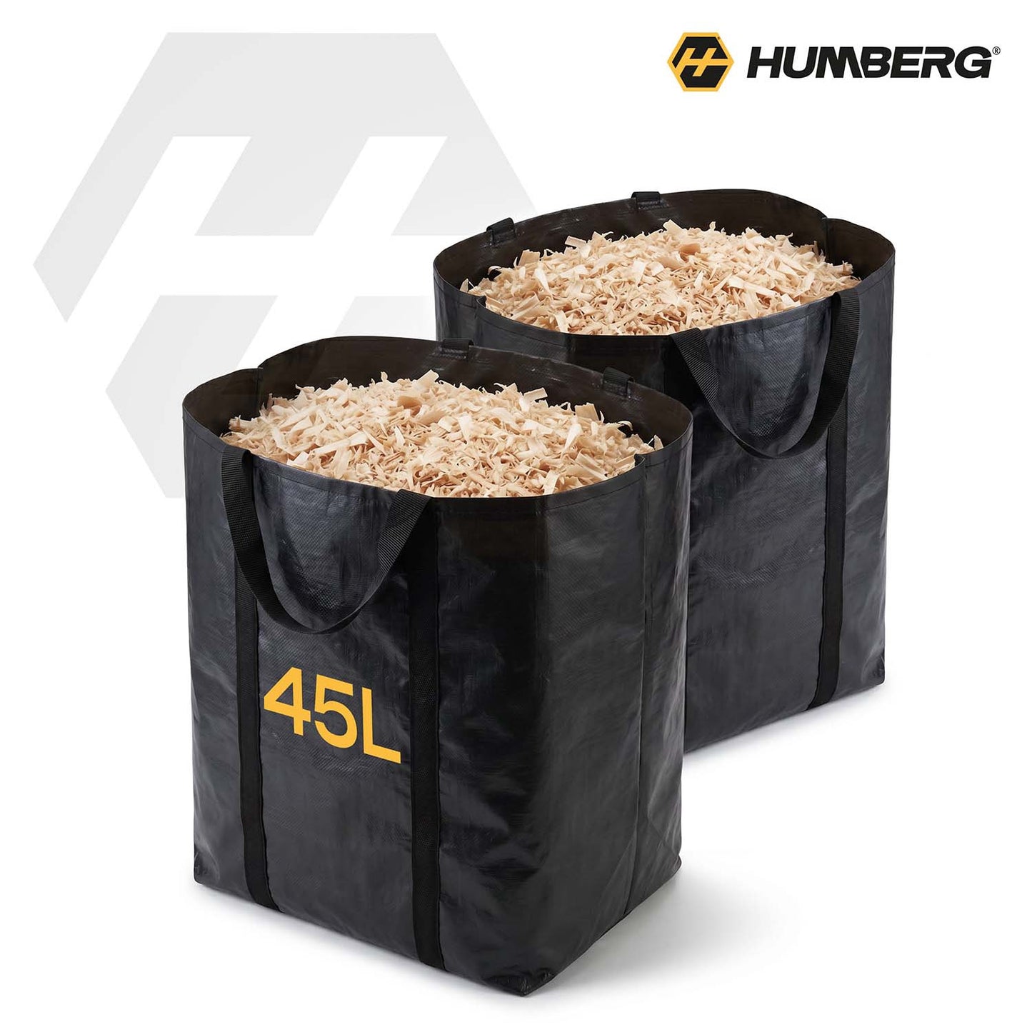 Electric branch shredder 2500 W + 2x 45l bag Humberg HM-650
