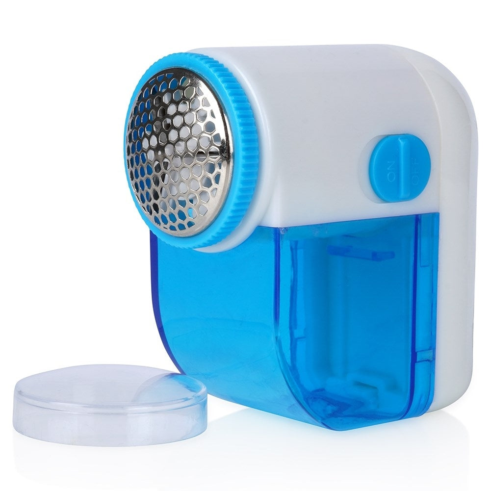 Electric burr remover with triple blade and brush
