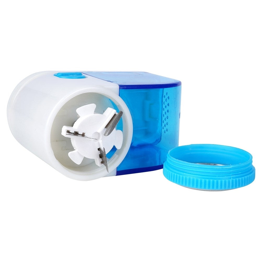 Electric burr remover with triple blade and brush