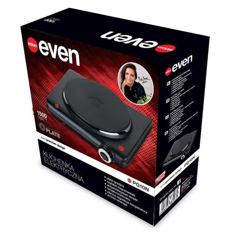 Electric cooker, heating plate PG10N Eldom 1500W