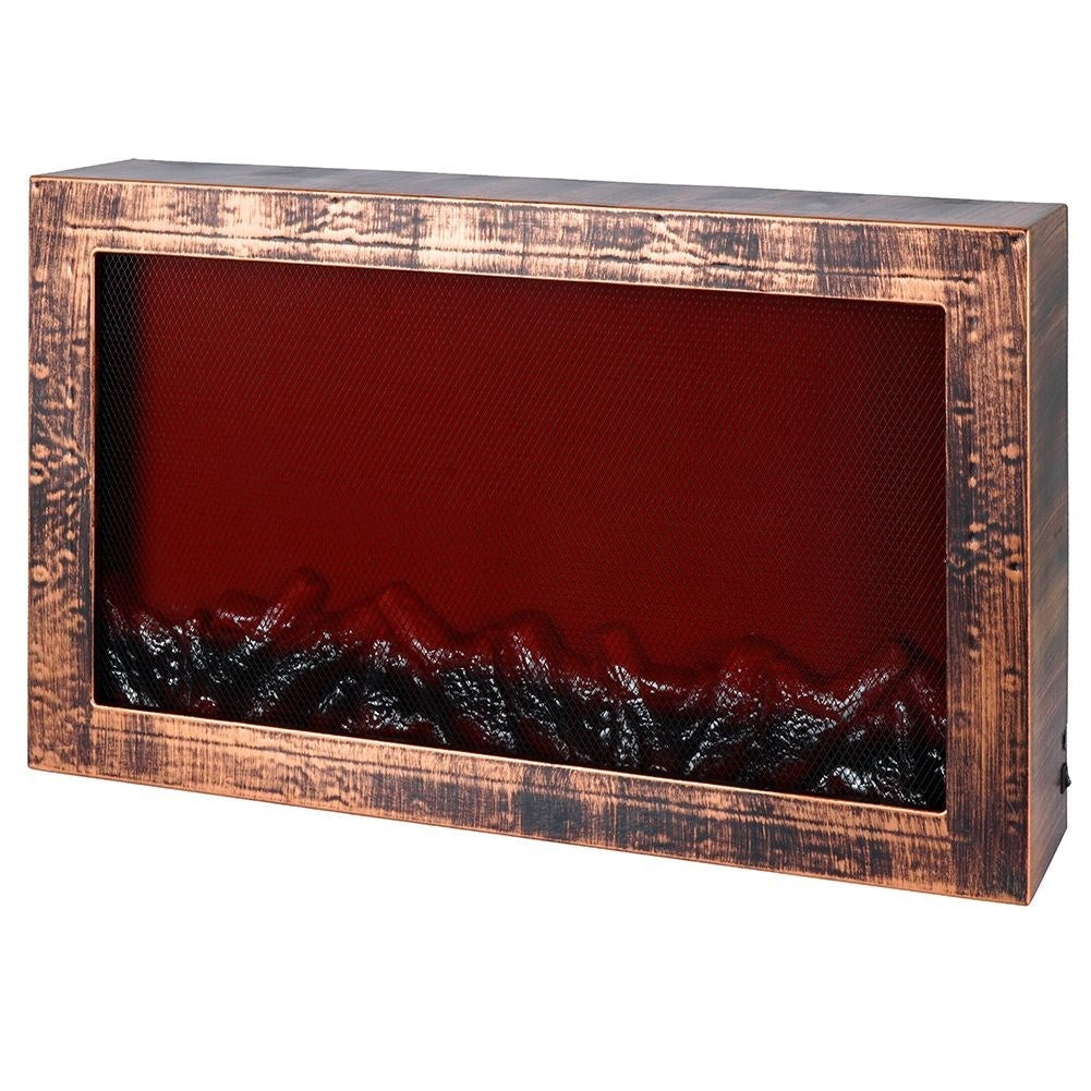 Electric fireplace with realistic LED flames
