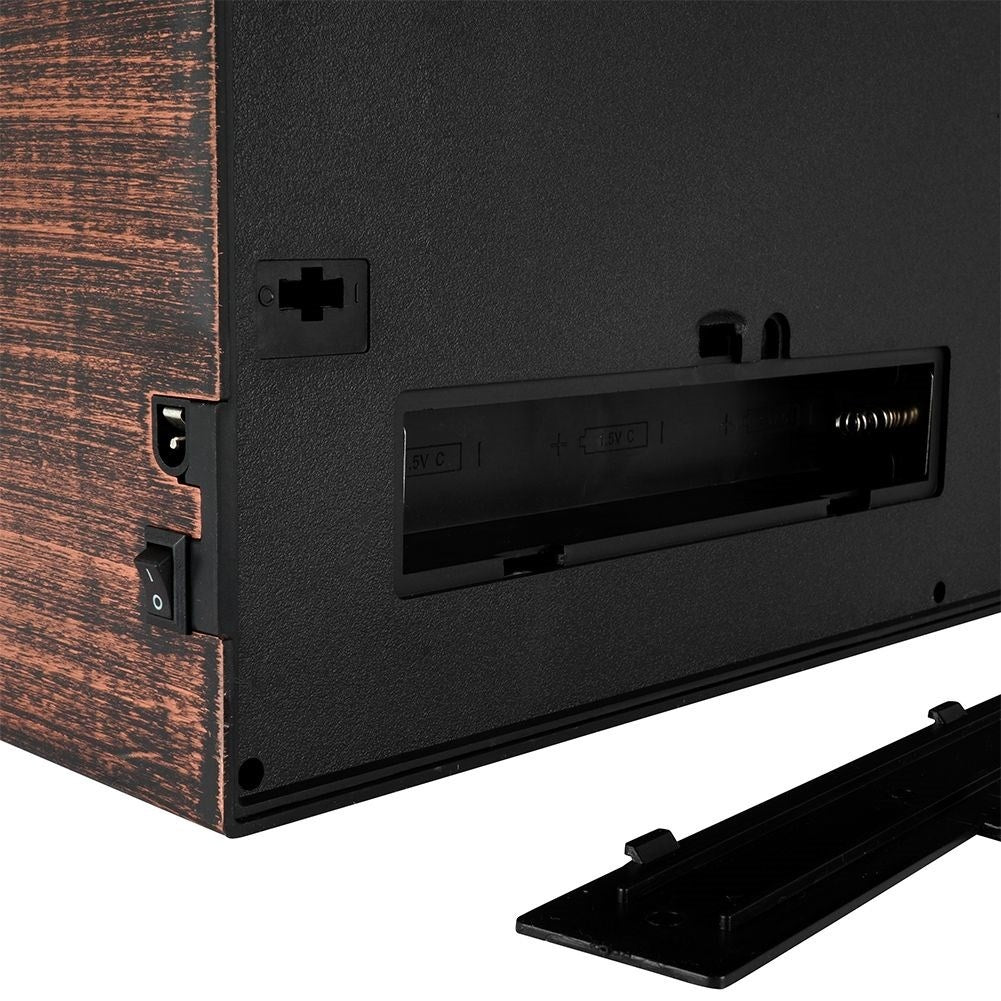 Electric fireplace with realistic LED flames