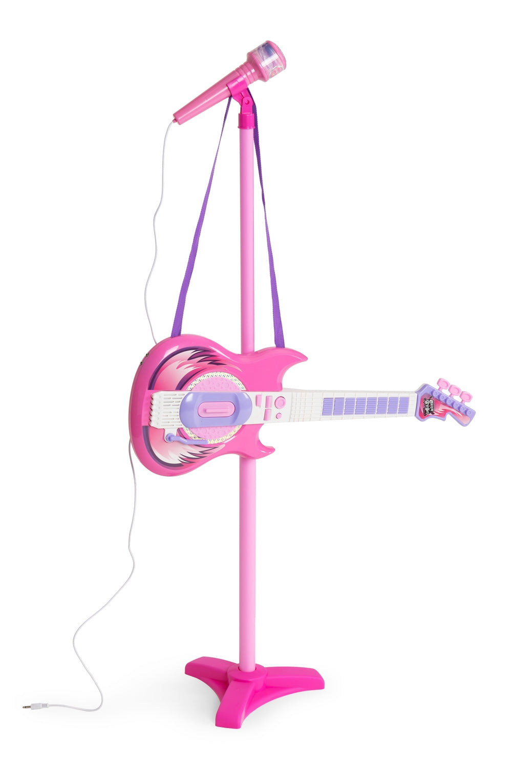 Electric guitar microphone stand set for children mp3